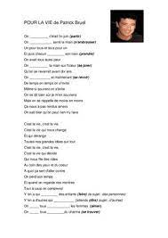 Pour la vie patrick bruel. Calameo Pour La Vie De Patrick Bruel