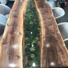 table resine nature resine epoxy transparente resine epoxy bois table