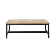 Couchtisch Im Industrial Stil Aus Massivem Tannenholz Und Metall Long Island Maisons Du Monde Table Basse Table Basse Industrielle Table Basse Bois