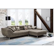 San Francisco Microfaser Braun Couchgarnitur Couch Sofa Wohnzimmercouch Ca 358 X 219 Cm