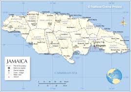 Administrative Map Of Jamaica Nations Online Project