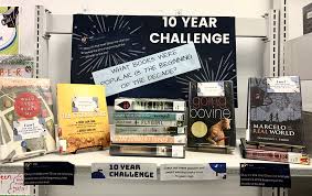 Here's how to get retailers to sell more books for you. 10 Year Challenge Book Display