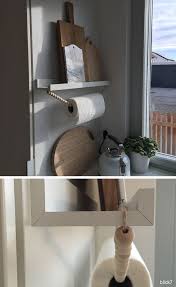 Kuchenrollenhalter Aus Holzkugelkette Ikeahacker Von Look7 Ahnlich Toll Ahnlich Holzkugelkette Ikeahack Kitchen Roll Home Diy Kitchen Storage Hacks