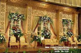 Gebyok ini yang nantinya akan menjadi background pelaminan. Jual Dekorasi Pelaminan Terbaru Ukir Elegan Modern Gebyok Mewah Furniture Minimalis Jepara Perkawinan Sederhana Karya Seni Dekorasi Dekorasi Perkawinan