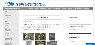 Klik tombol register yang ada di pojok kanan atas. Sewa Rumah Mencari Hunian Murah Tanpa Ribet