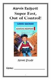 Marvin Redpost Super Fast Out Of Control Louis Sachar Novel Study Follows Common Core Standards This 25 Page Boo Funny Spanish Memes Funny Memes Memes