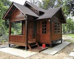 Tak hanya itu, material kayu. Rumah Kampung Lama Desainrumahid Com