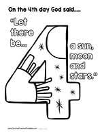 Creation activities for kids felt board characters. Days Of Creation Coloring Pages Christian Preschool Printables