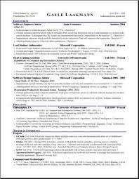 Sample Resume For Cse Students. resume of a science student ...