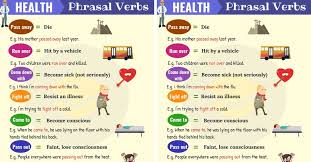 Many illnesses also have informal names. Health Vocabulary 20 Useful Health Phrasal Verbs 7esl