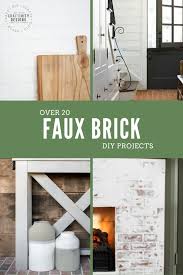 Total cost of the project was a little less than $200 and. 20 Faux Brick Diy Projects That Are Budget Friendly Craftivity Designs