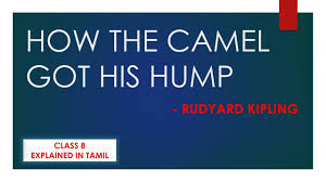 See our fully illustrated just so story books on amazon. How The Camel Got His Hump Rudyard Kipling Class 8 Explained In Tamil Youtube