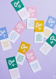 So what should you search for when you're trying to find a free printable download? Diy Scavenger Hunt How To Add More Fun To Gift Giving Think Make Share