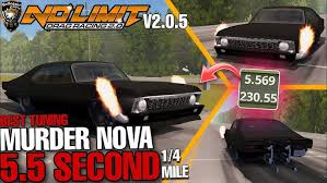 Murder Nova Fastest Tuning 5.5 Second 1/4 Mile Full system No limit 2 V2.0.5