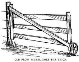 This Might Be The Perfect Gate But With 1 2 Wire Strung On The Inside Of The Gate To Keep Curious Critters From Getting Outhan Farm Gate Farm Fence Dog Gate