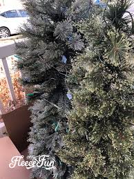 How To Spray Paint A Pre Lit Christmas Tree The Easy Way Fleece Fun