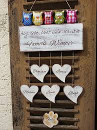 Personalized Name Plate Door Sign Welcome Family Schild Welcome Heart Name Owl Owls Tilda Fabric Shabby Style Cottage W Name Plate Rustic Crafts Diy And Crafts