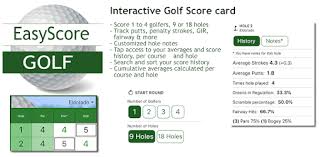 Increased score cards are mostly discarded untouched in the end. Easyscore Golf Scorecard Apps On Google Play