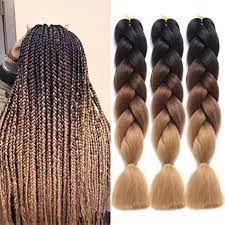 Ding Dian Synthetic Braiding Hair Extensions Kanekalon Hair Ombre Twist Braiding Hair High Braid In Hair Extensions Black Hair Extensions Box Braids Hairstyles