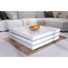 Couchtisch vidaxl couchtisch hochglanz weiß. Drehplatte Wohnzimmertisch Quadratisch Hochglanz Weiss Couchtisch