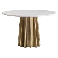 1970s Italian Design Style Round Marble And Metal Pedestal Table In 2020 Round Marble Dining Table Dining Table Marble Pedestal Table