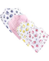 One Size Unisex Luvable Friends Baby Bandana Bibs Floral Pink 4 Pack