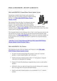 Polk Audio Rm6750 Review Discount Best Home System Reviews By Lindsay Gordon Issuu