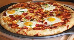 The Aussie Egg And Bacon Pizza Recipe Aussie Taste Recipes Recipe Recipes Breakfast Pizza Recipe Food
