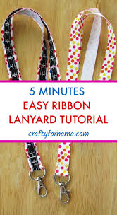 Cheapest lanyards printed in the usa. Easy Ribbon Lanyard Crafty For Home