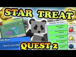 Completing the mother bear and panda bear's quest also make you eligible to get this egg. Completing Star Treat Quest 2 New Gifted Bee Roblox Bee Swarm Simulator