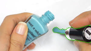 You can use a paper towel to pull off the more persistent pieces, but don't use a cotton pad or you'll be stuck. How To Thin Nail Polish With Pictures Wikihow