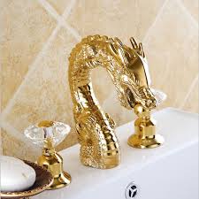 This brass bathroom faucet sets you back. Free Shipping Gold Pvd Solid Brass Bathroom Sink Faucet Crystal Handles Dragon Faucet Faucet Chrome Faucet Basinfaucet Fountain Aliexpress