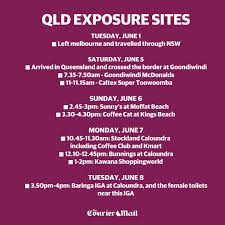 See the full list of exposure sites below. The Courier Mail On Twitter A Full List Of Queensland S Exposure Sites Following The Positive Case Confirmed In Sunshine Coast Read More Https T Co Aleyvfwfny Https T Co Lntlvqgb1z
