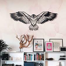 Maybe you would like to learn more about one of these? Amazon Com Hoagard Metal Wall Art Eagle Xxl Geometric Metal Wall Art Wall Decoration Mop 02 Home Kitchen