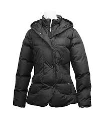 Larry Levine Womens Pillow Collar Hooded Quilt Design Down