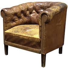 english tufted leather barrel chair 1stdibs com barrel chair furniture chair
