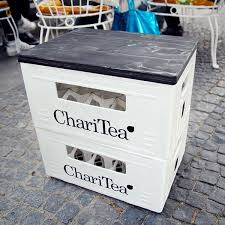 Leere Marke Charitea Hocker Schwarz Avocadostore Kisten Hocker Kiste