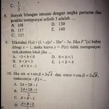 Maybe you would like to learn more about one of these? Soal Prediksi Smmptn Barat 2017 Matematika Ipa Bantu Jawab Ya Guys Pakai Jalan Kalau Bisa Trims Brainly Co Id
