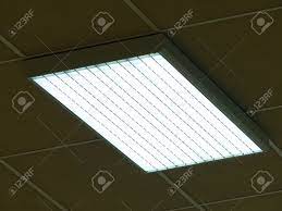 Ceiling lights can be placed in various positions in a room. Lighting Ceiling Panels Fluorescent Lamps On The Modern Ceiling Stock Photo Picture And Royalty Free Image Image 97846705