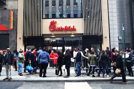 Because, you know, i always crave hardware after i eat spicy chicken. Chick Fil A S Creepy Infiltration Of New York City The New Yorker
