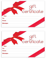Blank Gift Certificate Free Gift Certificate Template Gift Certificate Template Free Printable Gift Certificates
