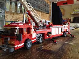 Lego Tiller Truck Based On A Vancouver Wa Fire Truck Lego Fire Fire Trucks Legos