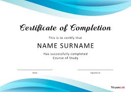 Jotform's free adoption certificate template is very easy to use and modify. 40 Fantastic Certificate Of Completion Templates Word Powerpoint