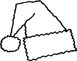 Un Disegno Di Natale Facile Da Realizzare Anche Dai Bimbi Il Cappello Di Babbo Natale Pagine Da Colorare Di Natale Cappello Babbo Natale Natale