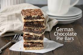 German chocolate pecan pie bars. German Chocolate Pie Bars Chewy Delicious Snappy Gourmet