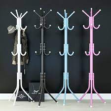 Standing Entryway Coat Rack Coat Tree Hat Hanger Holder 12 Hooks For Jacket Umbrella Tree Stand With Base Metal Wish Coat Rack Metal Coat Rack Entryway Coat Rack