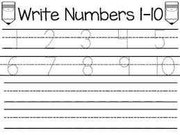 All music written by how to count one to ten. Write Numbers 1 10 Practice Pdf By The Frizz Biz Tpt