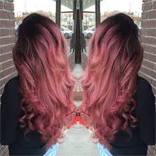 Transformation Deep Rose Gold Rapunzel Hair Dye Balayage Hair Styles Ombre Hair Color