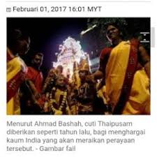 Haetty nursyazwani binti abdul halim (video fairy). Kelantan Tak Ambil Cuti Thaipusam