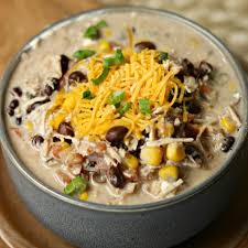 Dump 7 cans into a pot plus some seasonings and that's it! Crockpot Creamy Chicken Taco Soup Recipe Creamy Taco Soup Recipe